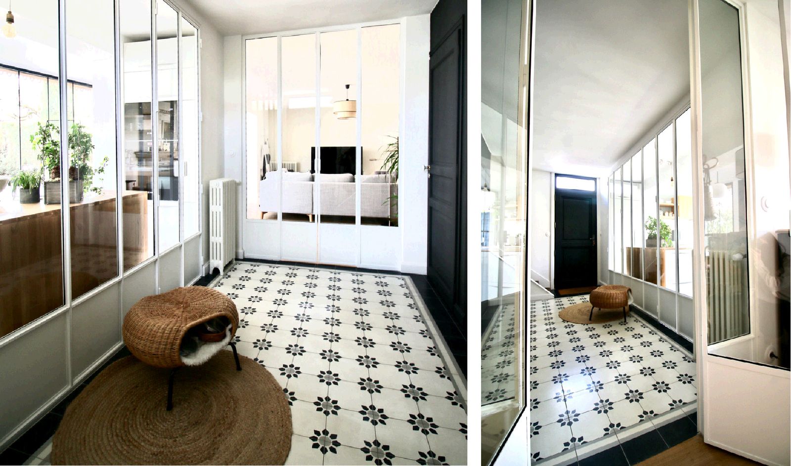 Julie Drevet Architecte d'intérieur Designer : DIJON - EXTENSION D'UNE MAISON POUR UNE AMBIANCE DEDANS / DEHORS